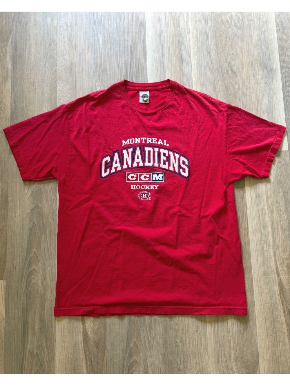 Vintage 2000's Montreal Canadiens Logo CCM T-Shirt